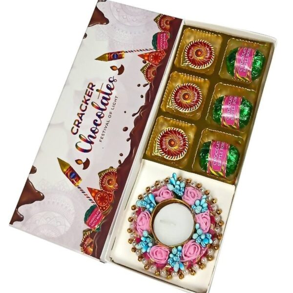 Diwali Crackers Chocolate (6 pcs & 1 Candle)