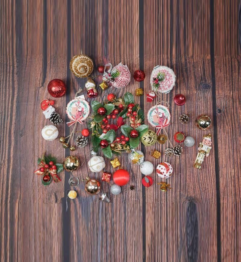 Christmas Tree Ornament Decoration Assortment Set 51pcs - Image 2