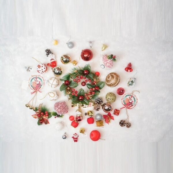Christmas Tree Ornament Decoration Assortment Set 51pcs