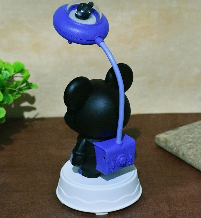 Mickey Led Light Table Night Lamp Blue Color for Kids Bedroom USB Chargeable with Pencil Sharpener for Girls & Boys - Image 3