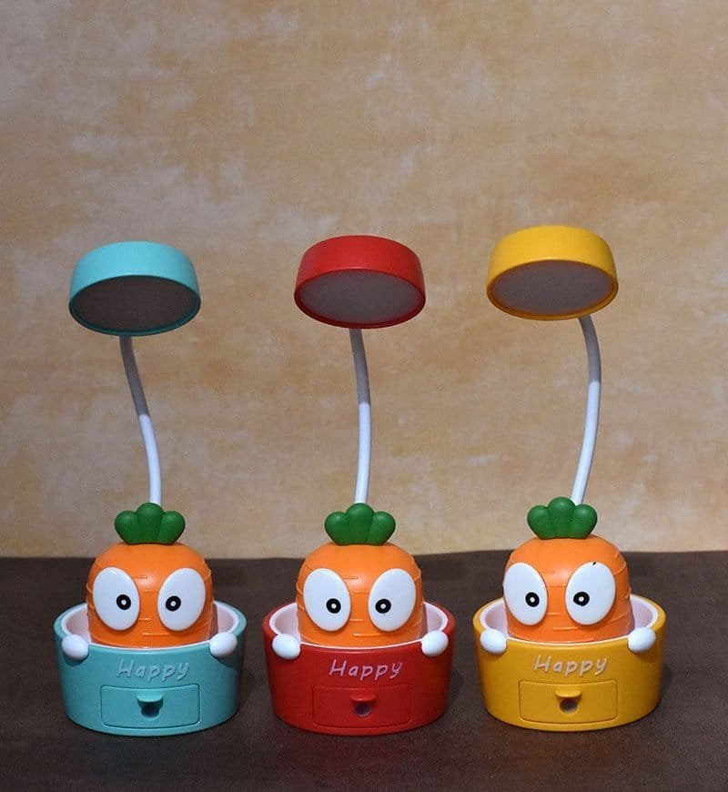 Bobblehead Pineapple Lamp with Sharpener Yellow-Blue Color (1Pc) - Image 2