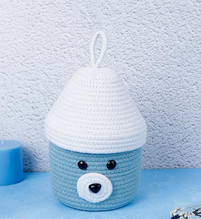 Cotton Rope Medium Kids Storage Basket