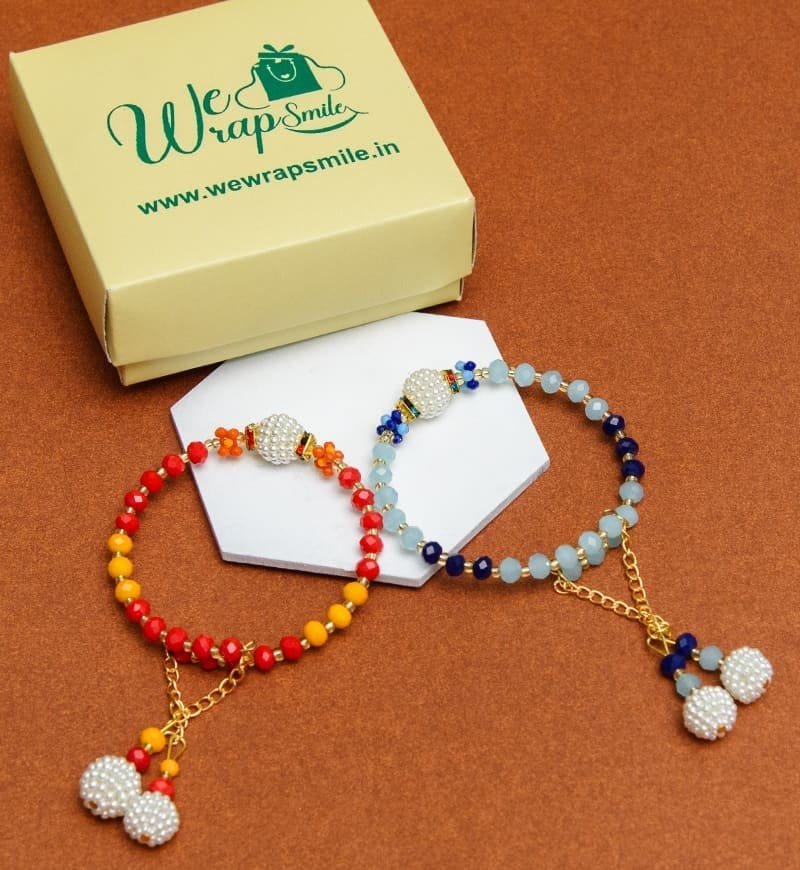 Pearl Rakhi Bracelet