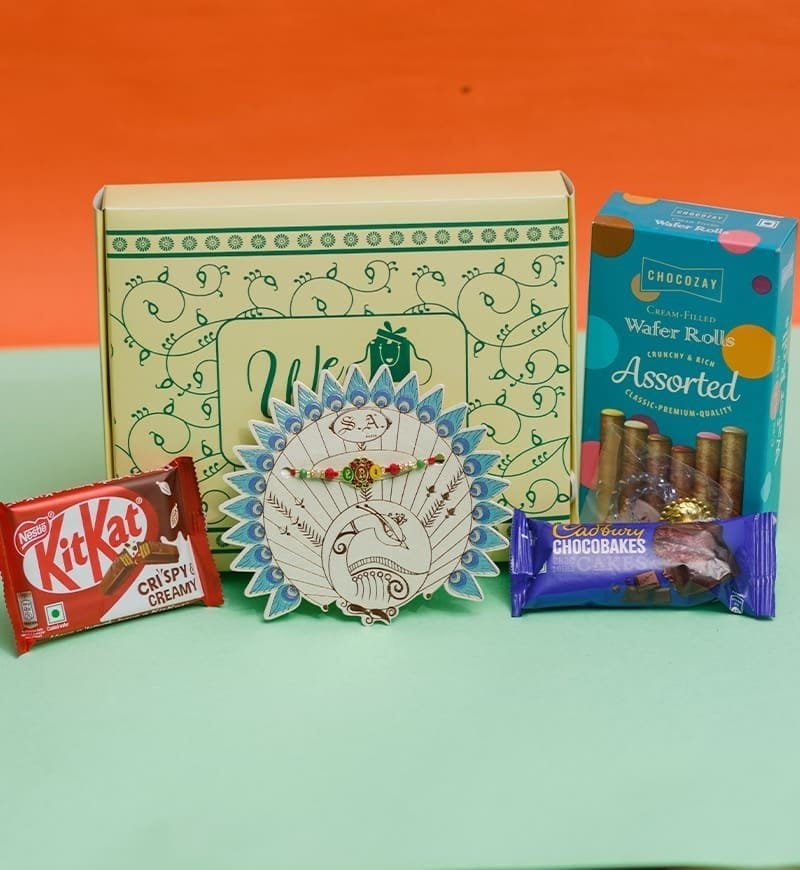 Bro Rakhi with Assorted Choco Delight - Image 2