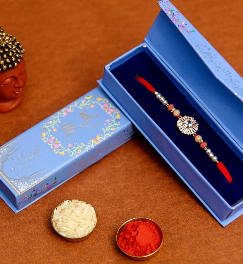 Stone Designer Look Rakhi