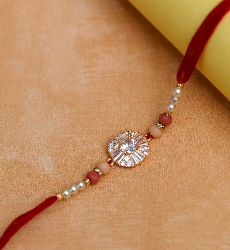 AD Stone Designer Look Rakhi - Image 2