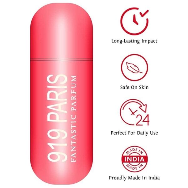 919 VIP PARIS Red Perfume Eau de Parfum – 50 ml (For Men & Women