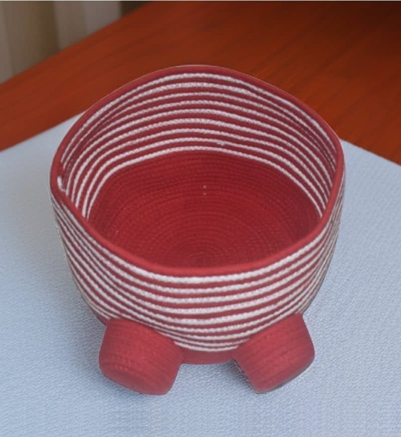 Teddy Bear Storage Basket with Lid - Image 3