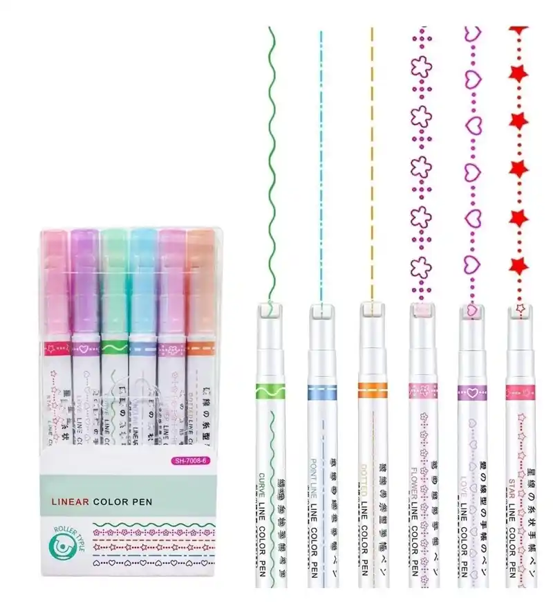 Multicolor Pens For Study