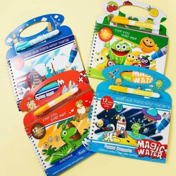 Reusable Magic Water Coloring Book
