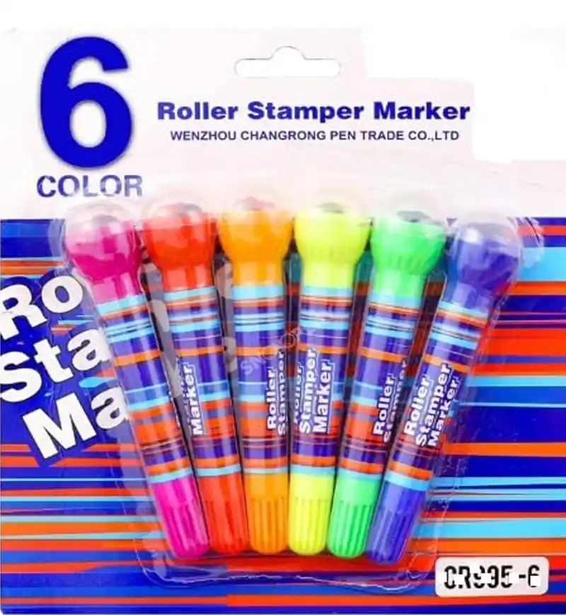Roller Stamper and Marker Pen