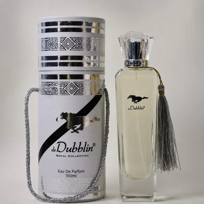 Royal Collection deDubblin Oveo Perfume - 100ml 1 Royal Collection deDubblin Oveo Eau de Parfum 100ml with silver cylindrical gift box