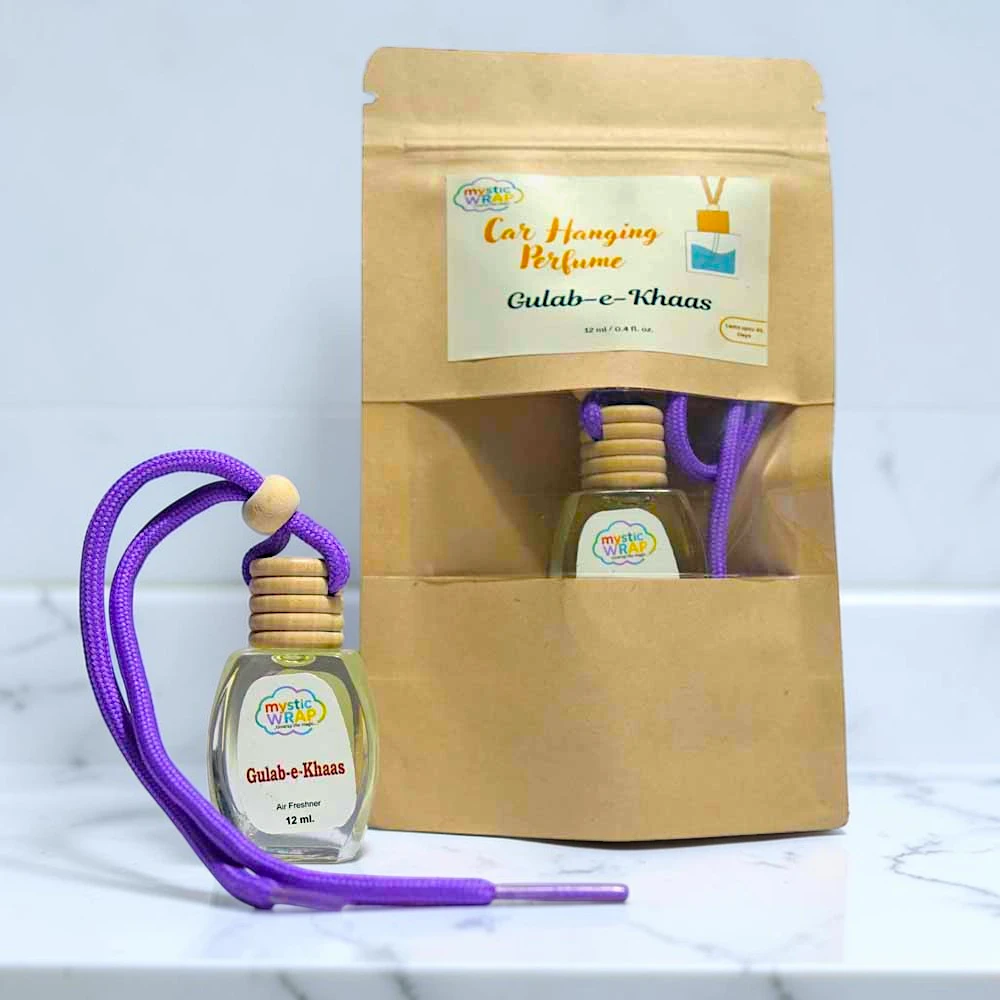 Gulab-e-Khaas Car Hanging Perfume Air Freshener - 12ml (Buy 1 get 1 Free)