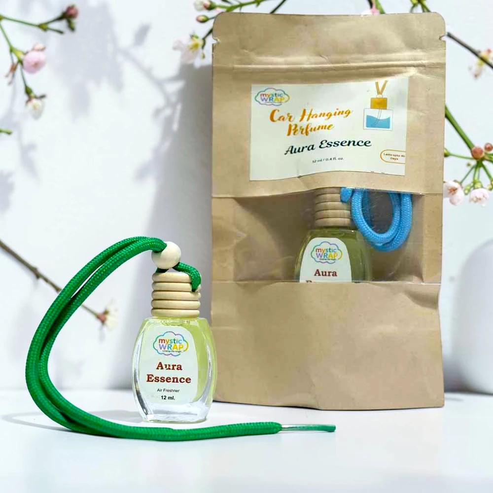Aura Essence Car Hanging Perfume Air Freshener 12ml (Buy 1 get 1 Free)