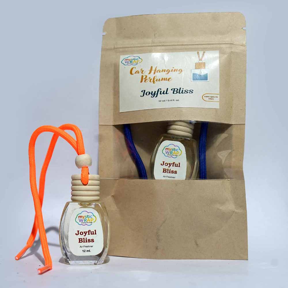 Joyful Bliss Car Hanging Perfume Air Freshener 12ml (Buy 1 get 1 Free)