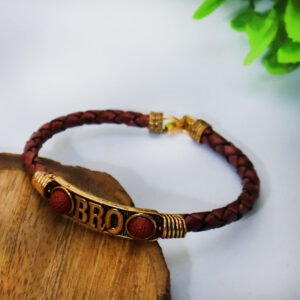 BRO Rudhraksh bracelet in Golden