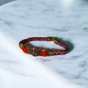 Kanha Rudhraksh Golden Bracelet
