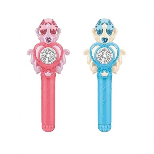 Magic Bubble Wand for Kids-10 Holes Bubble Gun with Lights & Music