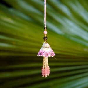 Baby Pink Lumba Rakhi for Bhabhi