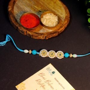 Blue Thread Design Mauli Rakhi