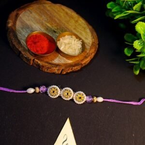 Lavender Thread Design Mauli Rakhi