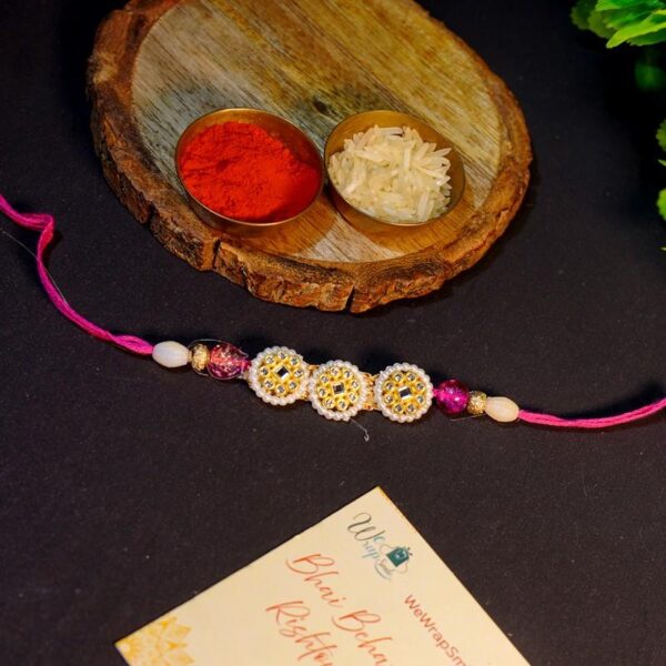 Magenta Thread Mauli Rakhi