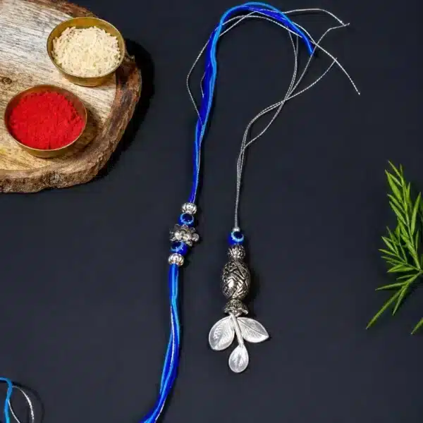 Evil Eye Design Bhaiya Bhabhi Rakhi Set