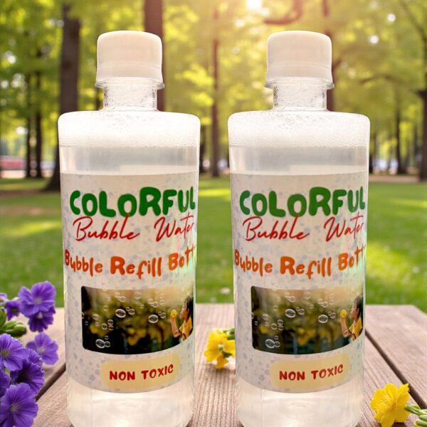 Bubble Machine Liquid 500 ml – Pack of 2 (Non-Toxic & Safe for Kids)
