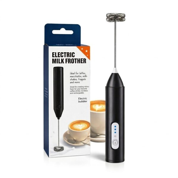 Electric Milk Frother | Coffee Beater & Foam Maker – Rechargeable, 3 Speed | Mystic Wrap