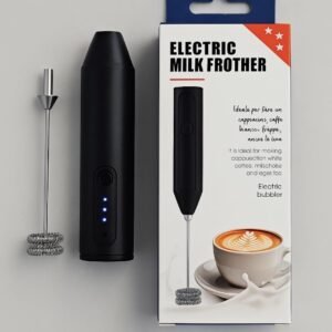 Electric Milk Frother | Coffee Beater & Foam Maker – Rechargeable, 3 Speed | Mystic Wrap