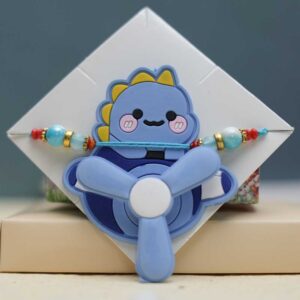 Cute Purple Spinner Cartoon Kids Rakhi RKH-501