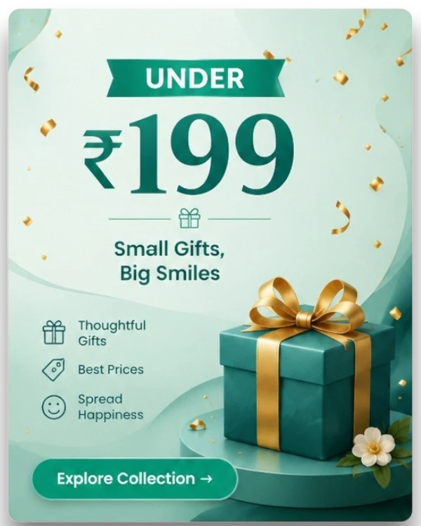 Buy Gifts Online India | Unique Gifts for Every Occasion – MysticWrap 22 Gifts Under ₹199