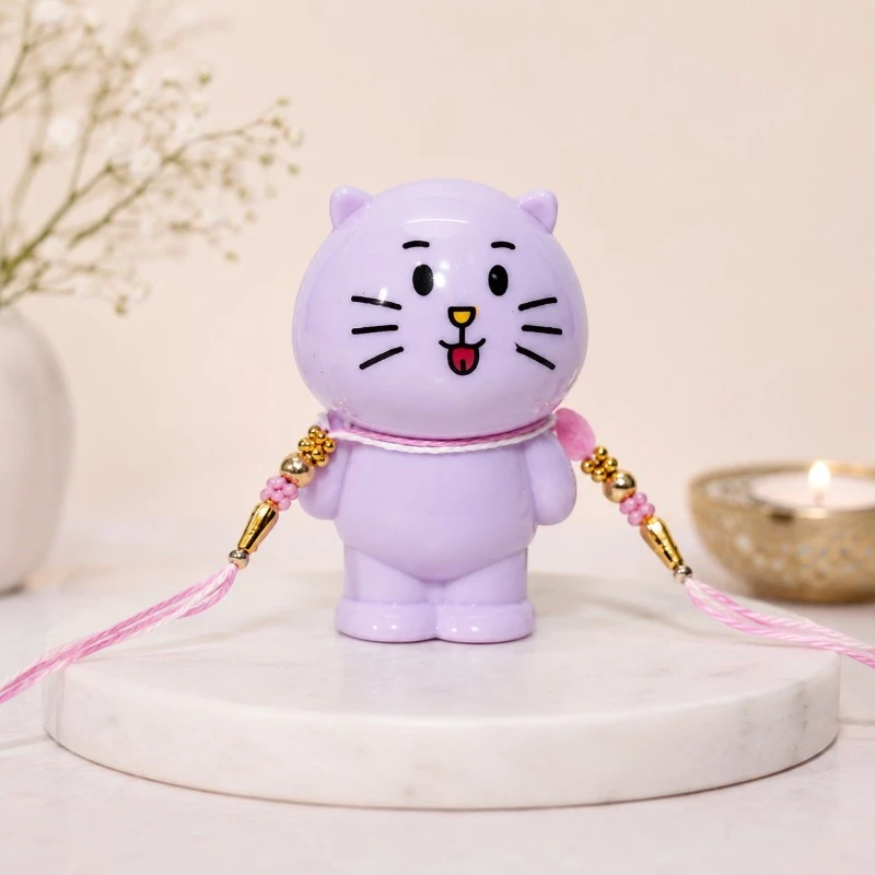 Assorted Kids Bear Rakhi with Sharpener – 1 Piece 3 Assorted Kids Bear Rakhi with Sharpener
