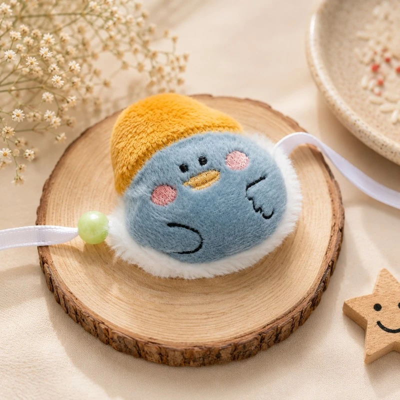 Cute Blue Plush Chick Rakhi for Kids | Soft Cartoon Rakhi 2 Blue Plush Chick Rakhi for Kids