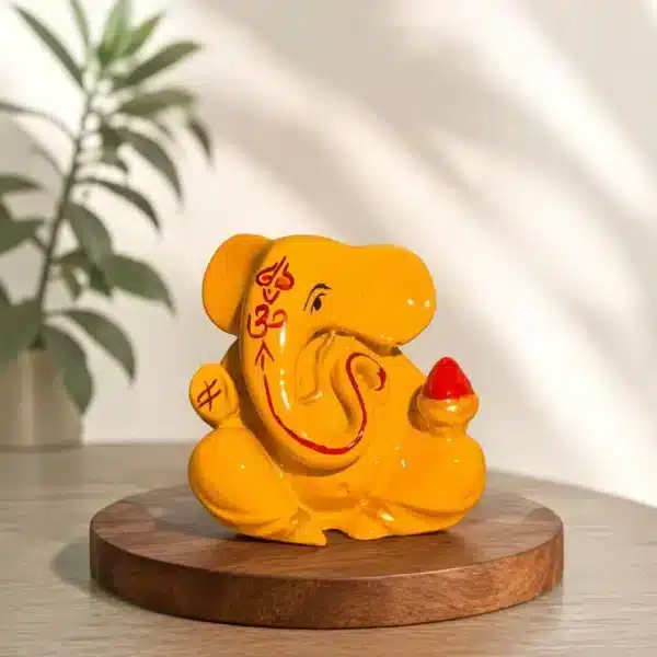 Small Ganesha Combo Set – 3 Color Idols for Car Dashboard