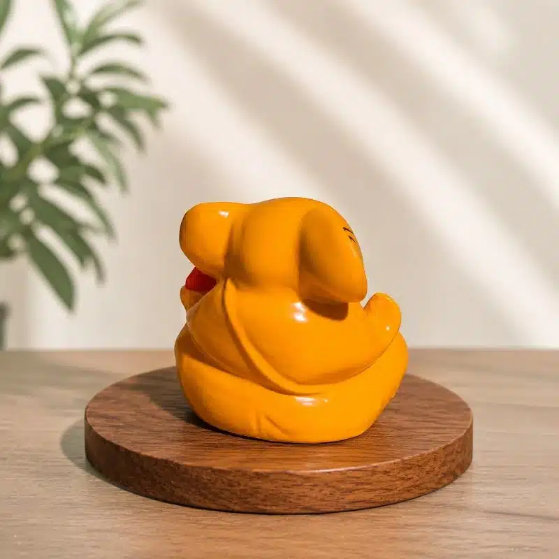 Yellow Dashboard Ganesha Idol – Small Ganesh Ji for Car & Home 3 Yellow Dashboard Ganesha Idol