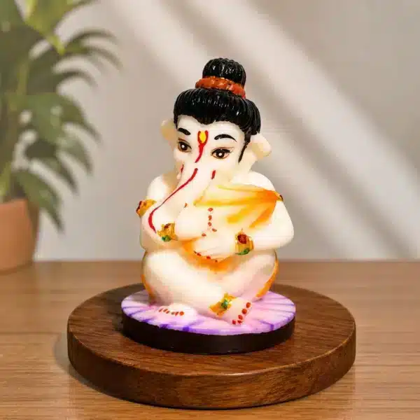 Lord Bal Ganesh Idol – Small Ganesha for Car Dashboard