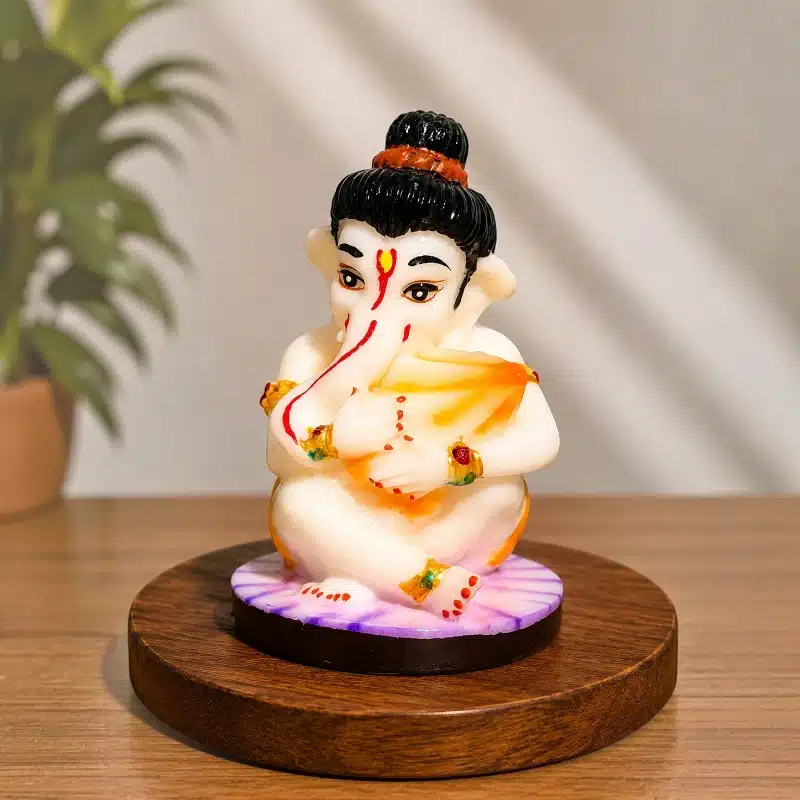 Lord Bal Ganesh Idol – Small Ganesha for Car Dashboard 1 Lord Bal Ganesh Idol