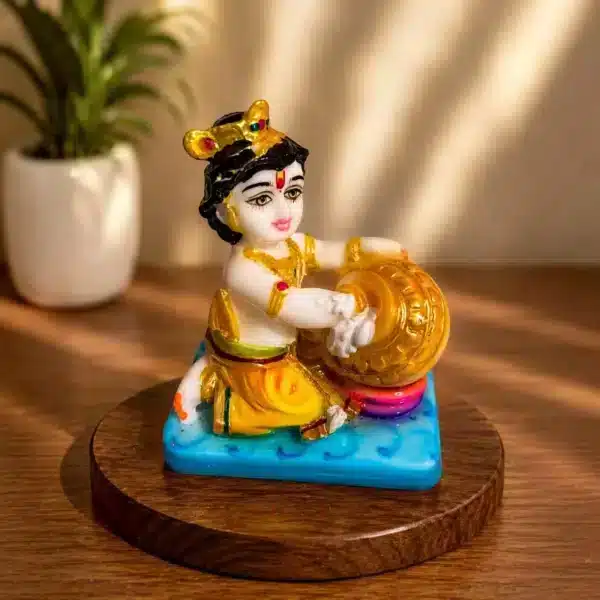 Bal Gopal Idol – Makhan Chor Krishna Ji for Home & Dashboard