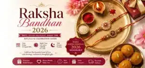 Read more about the article Raksha Bandhan 2026: Date, Shubh Muhurat, Rakhi Time, Rituals & Celebration Guide